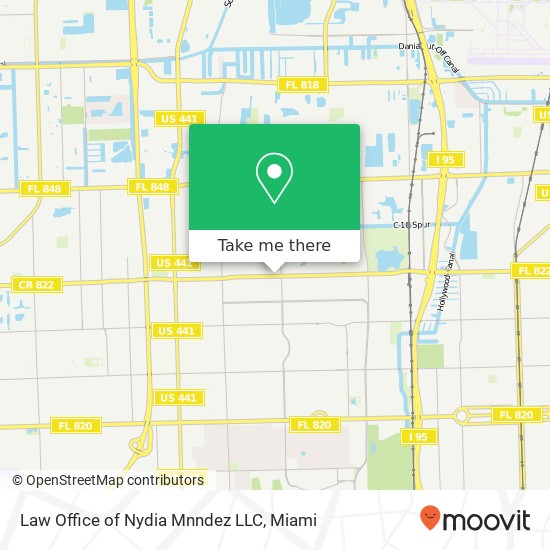 Mapa de Law Office of Nydia Mnndez LLC
