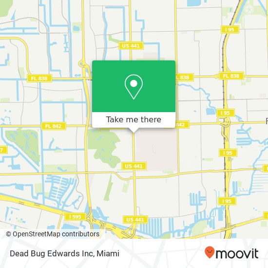 Mapa de Dead Bug Edwards Inc