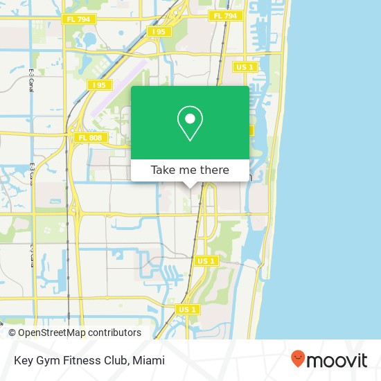 Key Gym Fitness Club map