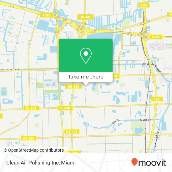 Mapa de Clean Air Polishing Inc