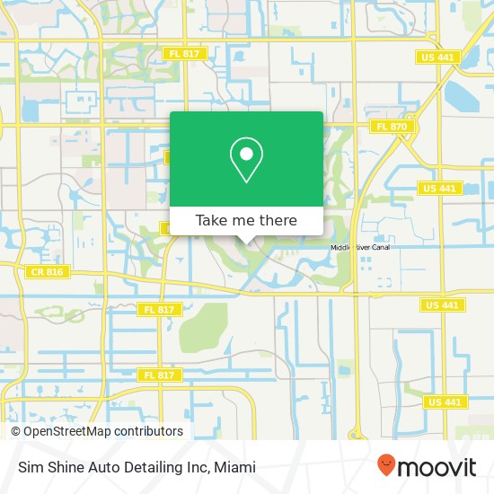 Mapa de Sim Shine Auto Detailing Inc