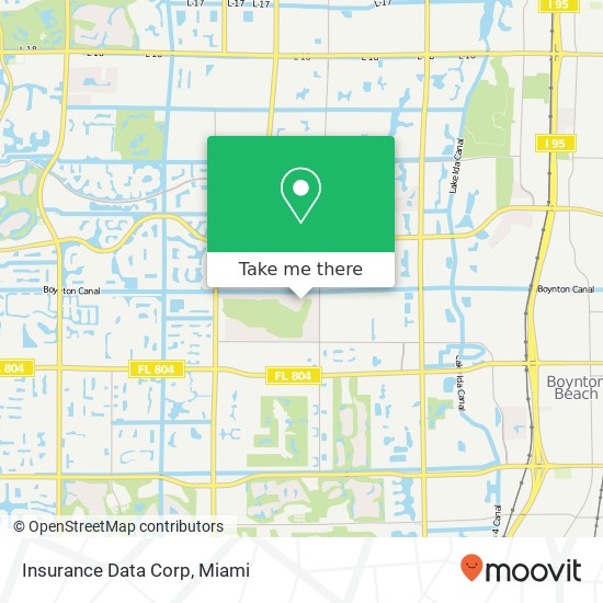 Insurance Data Corp map