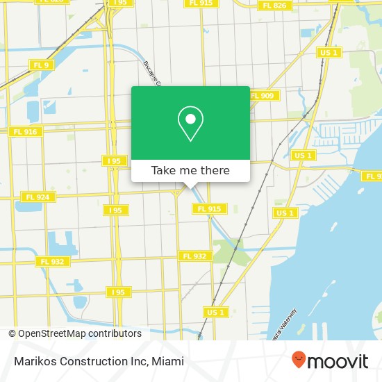 Marikos Construction Inc map