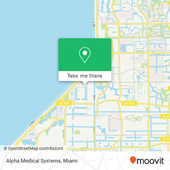 Mapa de Alpha Medical Systems