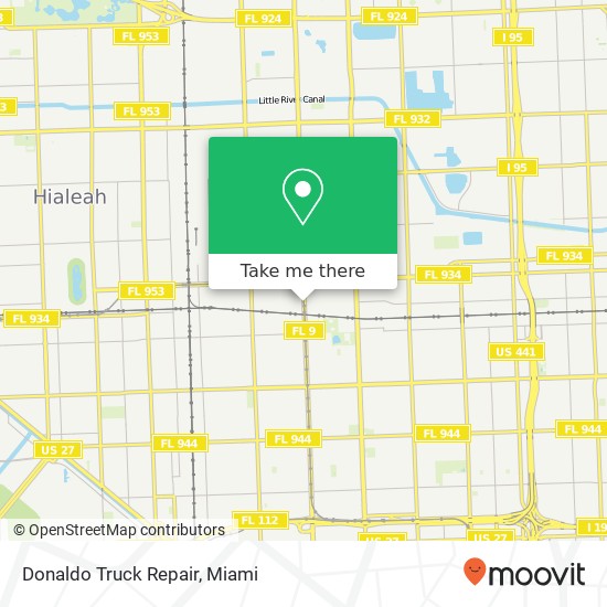 Donaldo Truck Repair map