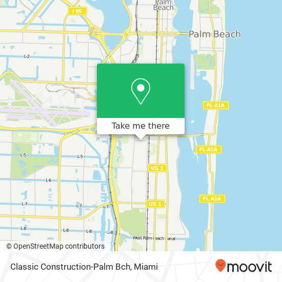 Mapa de Classic Construction-Palm Bch