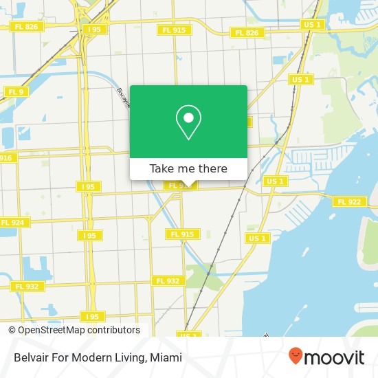 Belvair For Modern Living map