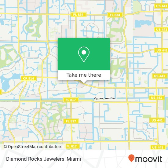 Diamond Rocks Jewelers map