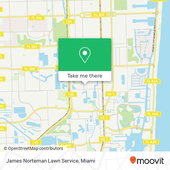 James Norteman Lawn Service map