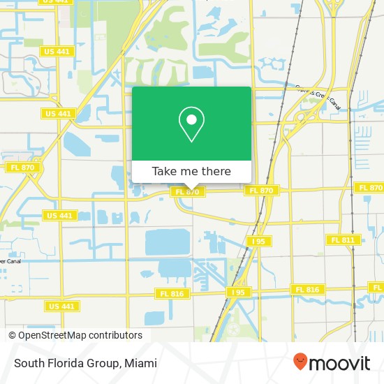 South Florida Group map