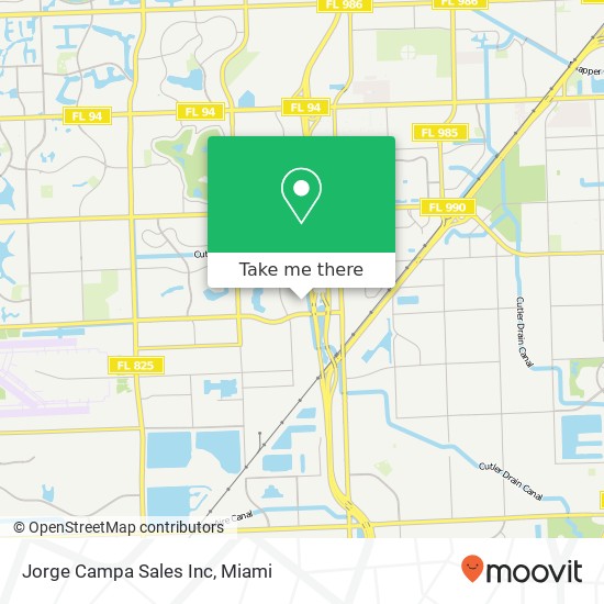 Jorge Campa Sales Inc map