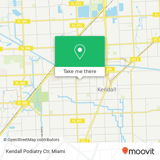 Mapa de Kendall Podiatry Ctr