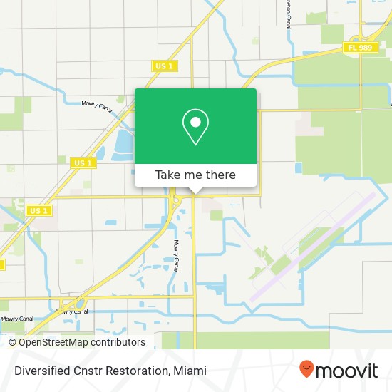 Mapa de Diversified Cnstr Restoration