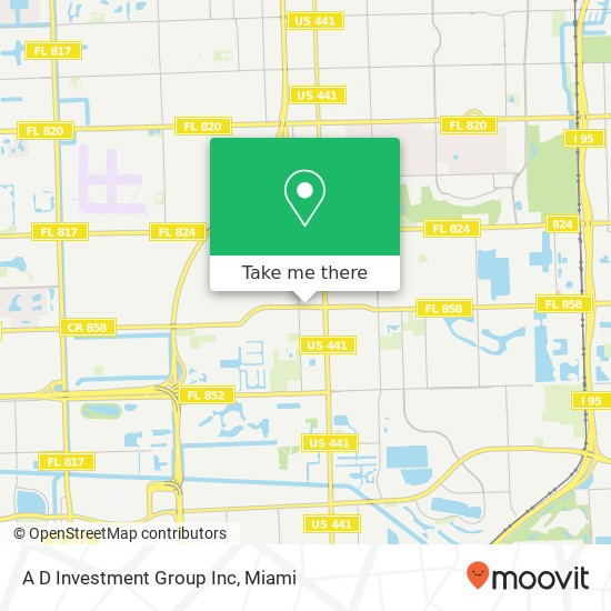 A D Investment Group Inc map