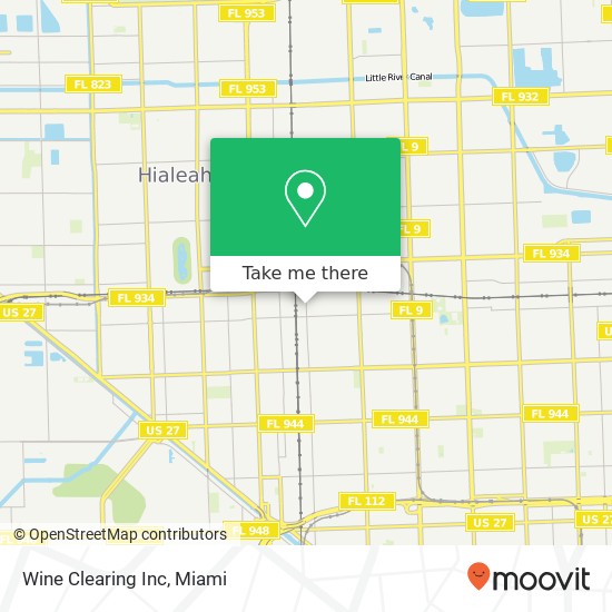 Mapa de Wine Clearing Inc