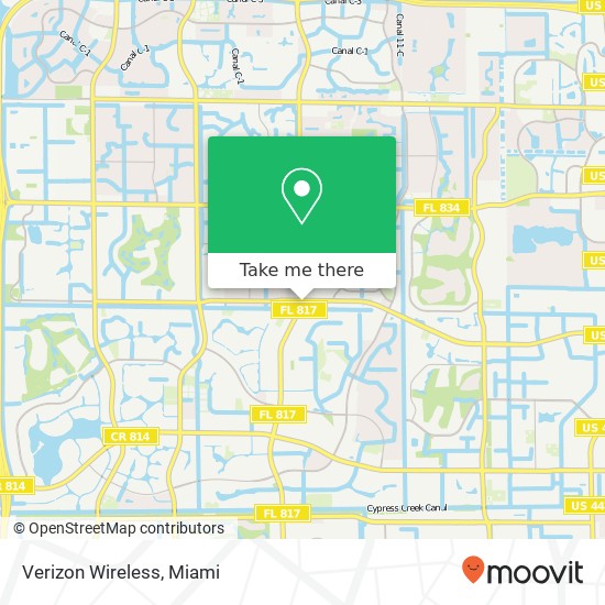 Mapa de Verizon Wireless