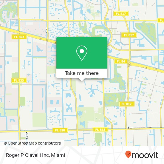 Roger P Clavelli Inc map
