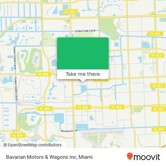 Mapa de Bavarian Motors & Wagons Inc