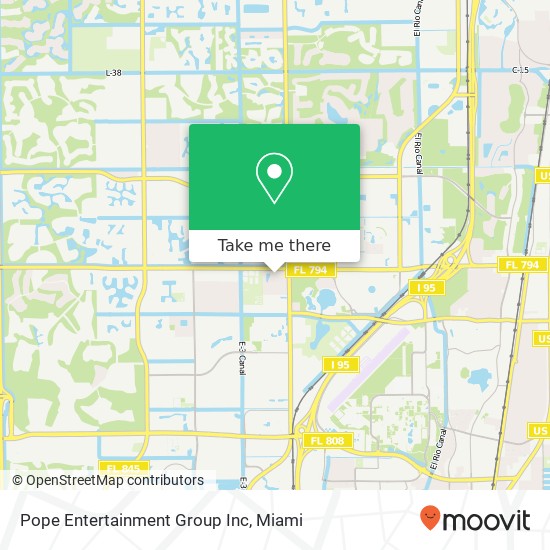 Pope Entertainment Group Inc map
