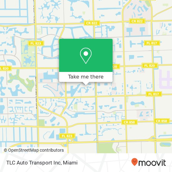 Mapa de TLC Auto Transport Inc