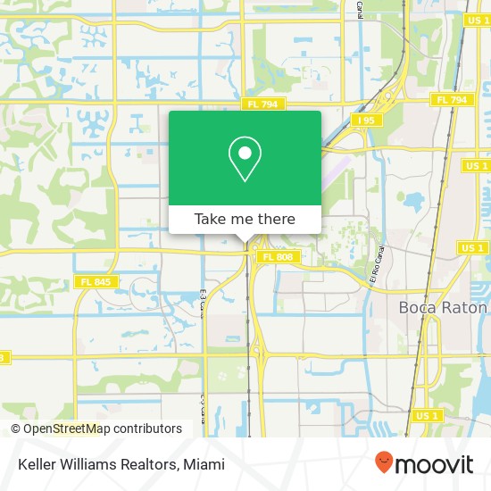 Keller Williams Realtors map