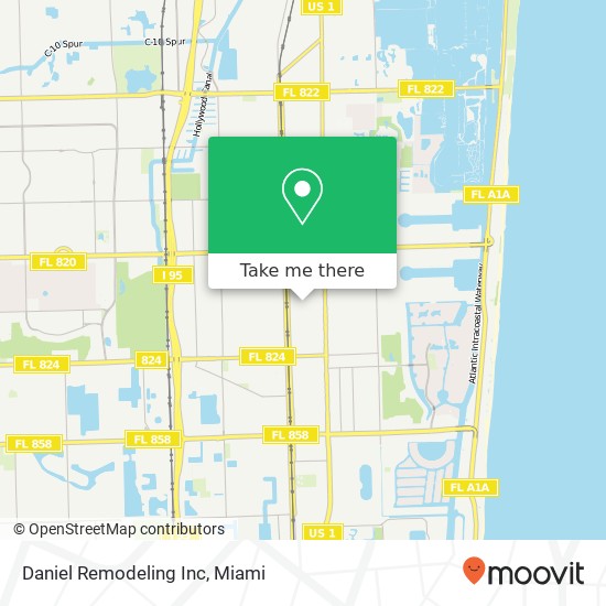 Daniel Remodeling Inc map