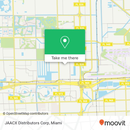 JAACX Distributors Corp map