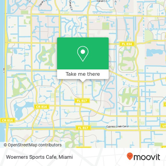 Woerners Sports Cafe map