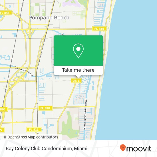 Bay Colony Club Condominium map