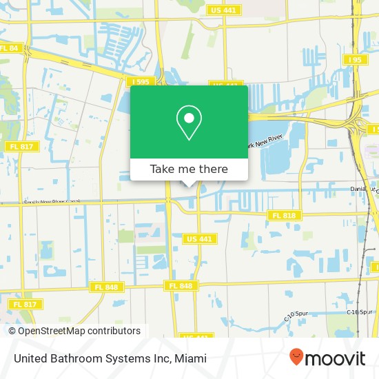 Mapa de United Bathroom Systems Inc