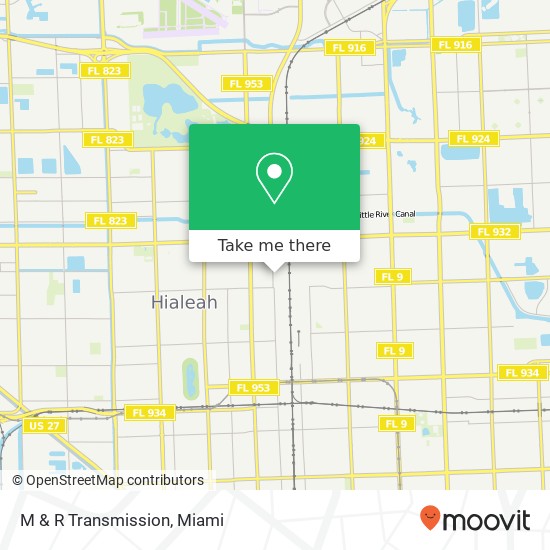 M & R Transmission map