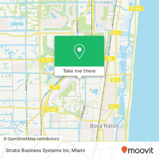 Mapa de Stratis Business Systems Inc