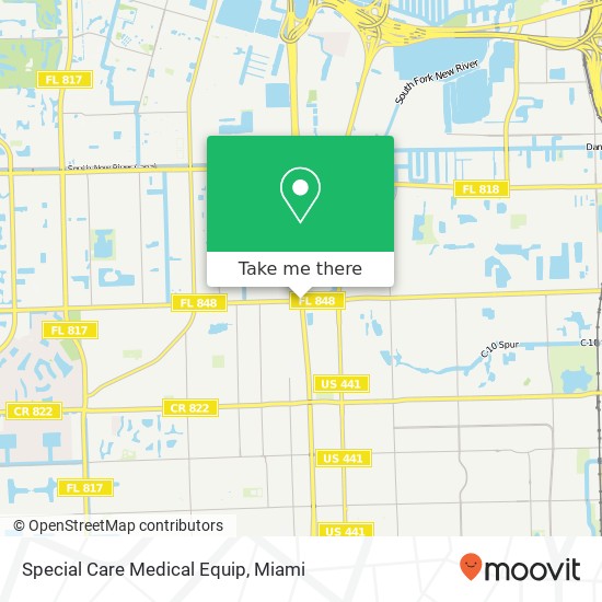 Mapa de Special Care Medical Equip