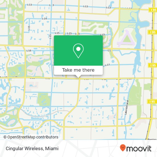 Cingular Wireless map