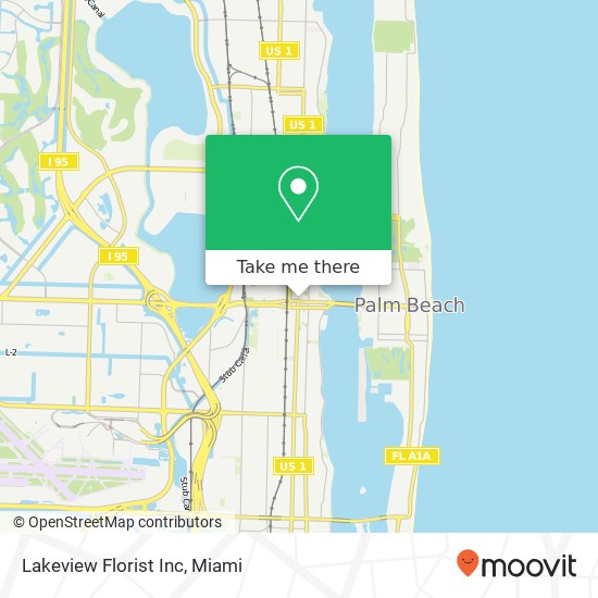 Mapa de Lakeview Florist Inc