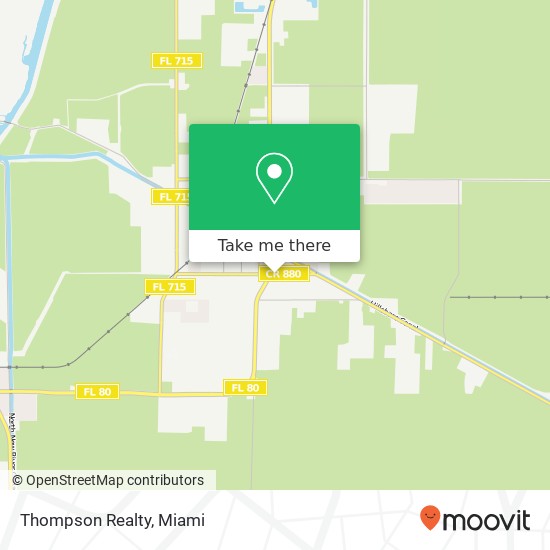 Thompson Realty map