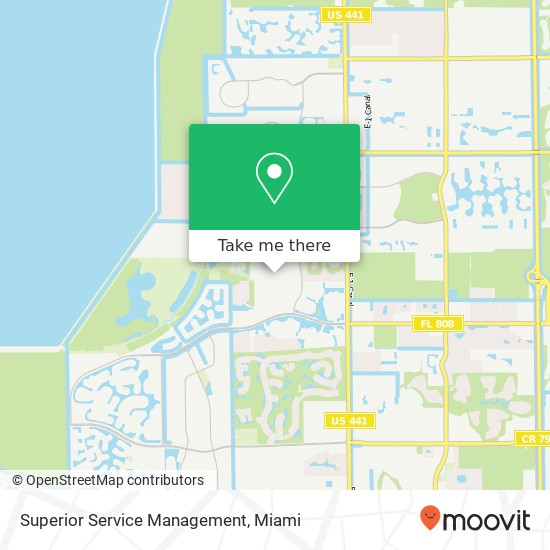 Superior Service Management map