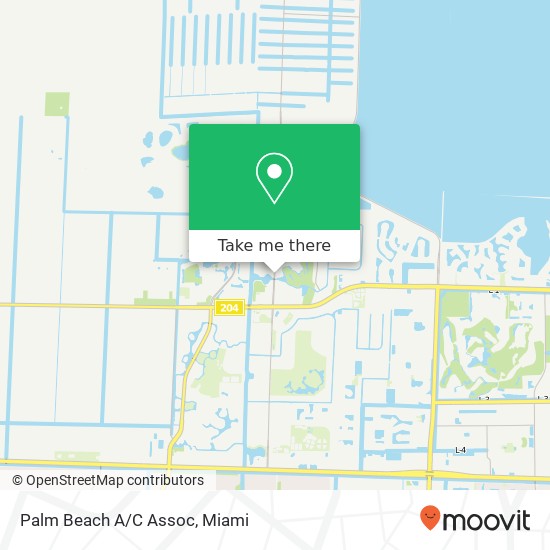 Palm Beach A/C Assoc map