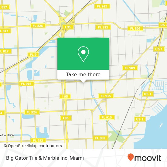 Big Gator Tile & Marble Inc map