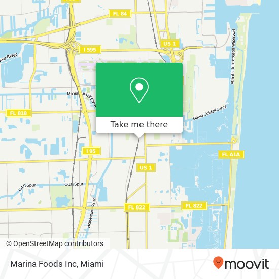 Mapa de Marina Foods Inc