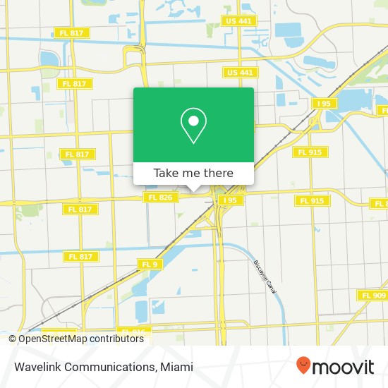 Wavelink Communications map