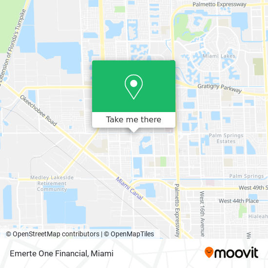 Emerte One Financial map