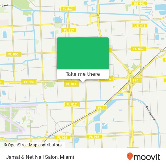 Mapa de Jamal & Net Nail Salon