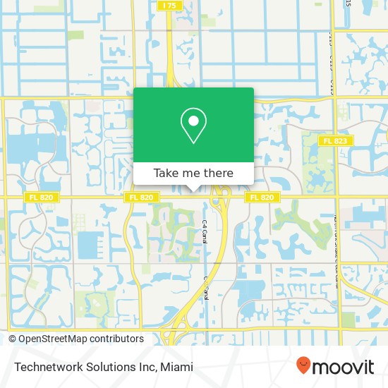 Mapa de Technetwork Solutions Inc