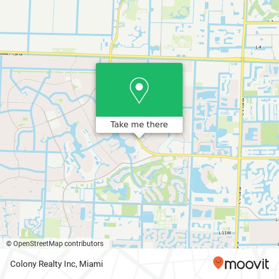Mapa de Colony Realty Inc