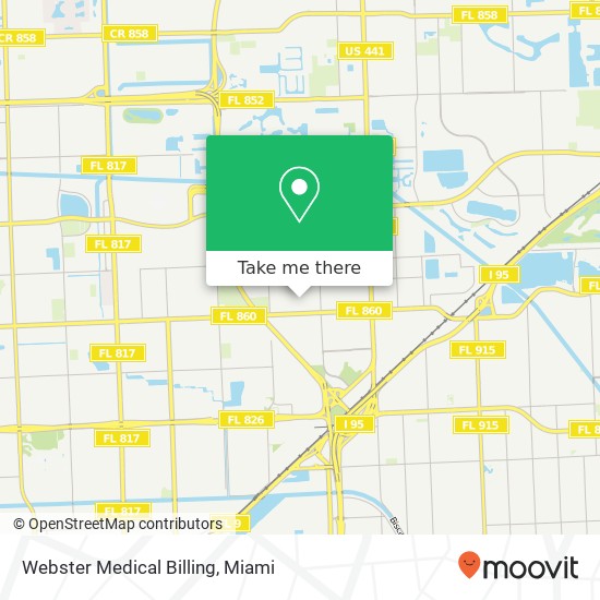 Mapa de Webster Medical Billing