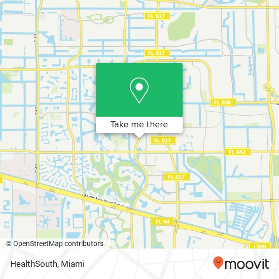 HealthSouth map