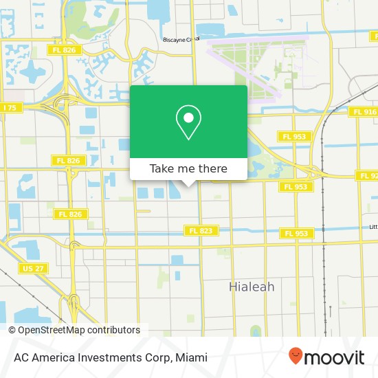 AC America Investments Corp map