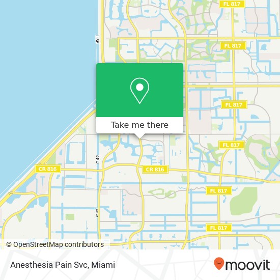 Anesthesia Pain Svc map