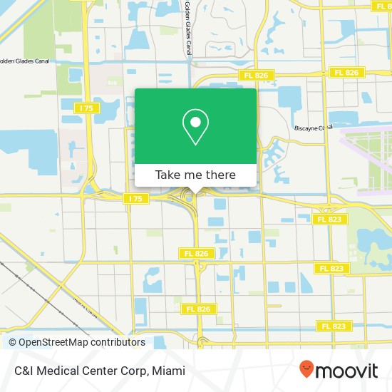 Mapa de C&I Medical Center Corp